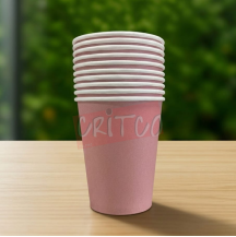 250ml Pastal Peach Colour Paper Cups (10pcs)