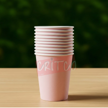 250ml Pastal Pink Colour Paper Cups (10pcs)